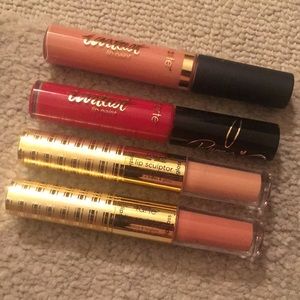 Tarte lip paints and lip sculptors